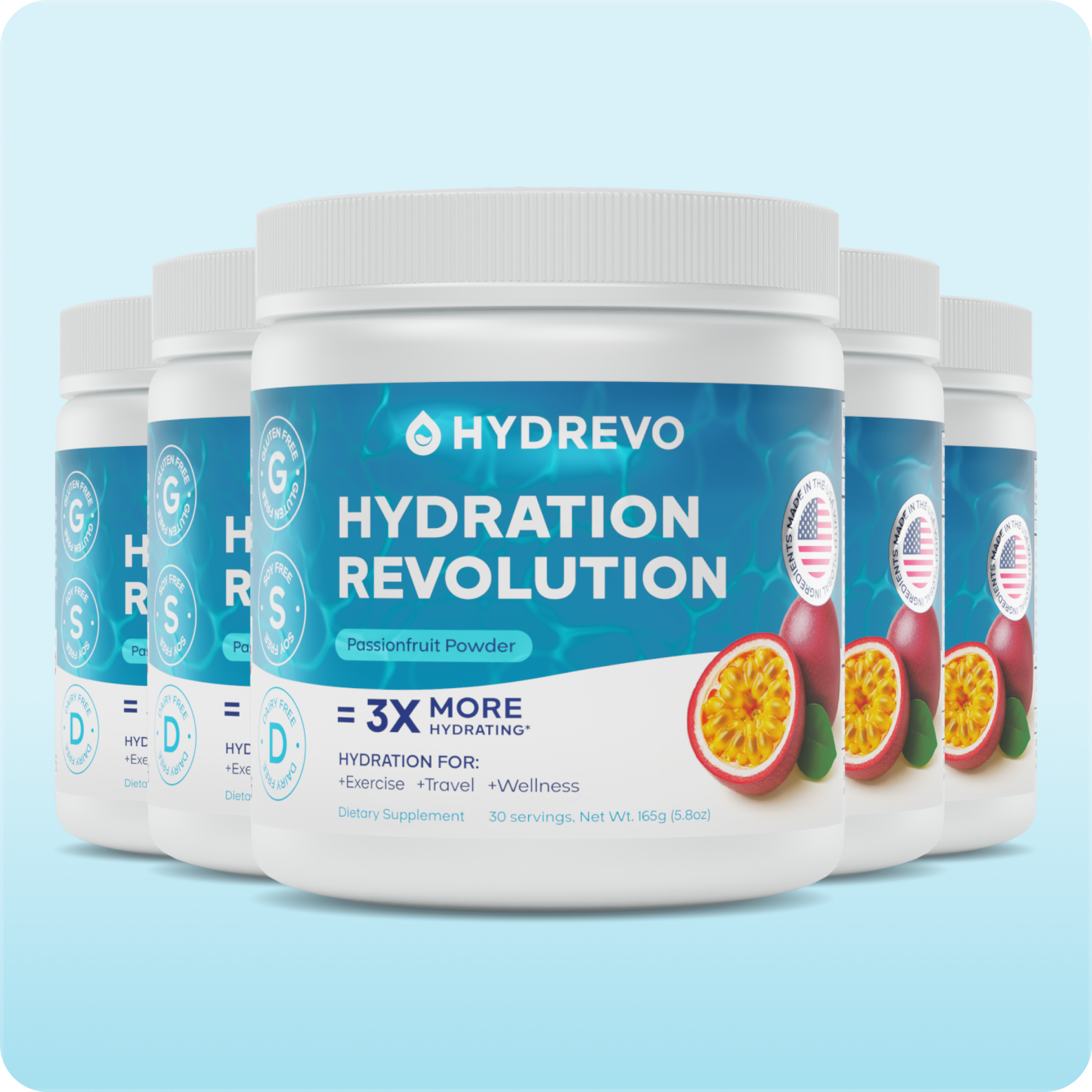 Passionfruit Electrolyte 5 Pack